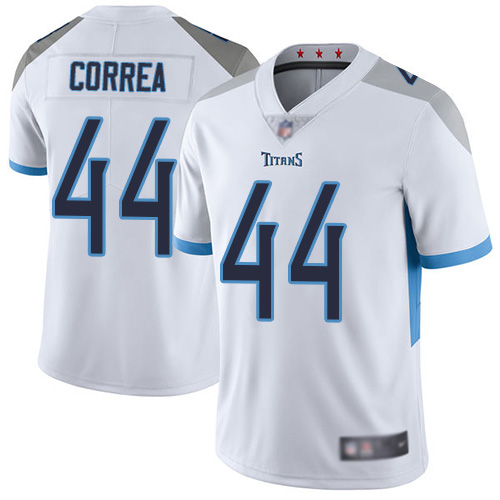 Tennessee Titans Limited White Men Kamalei Correa Road Jersey NFL Football 44 Vapor Untouchable